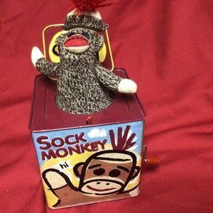SOCK MONKEY pop goes the weasel